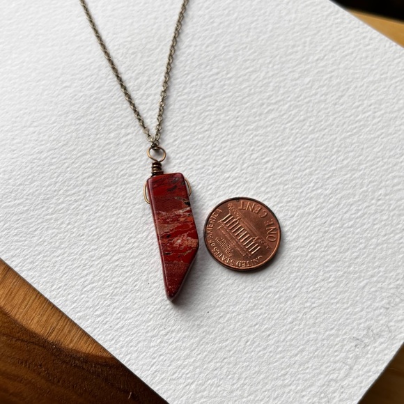Red Jasper necklace - Picture 2 of 2